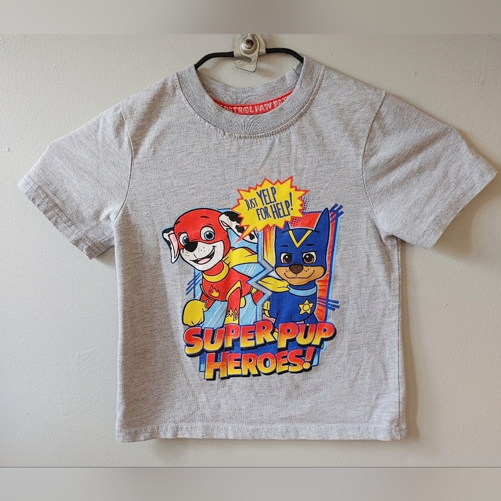 NICKELODEON Paw Patrol Grey Graphic T Shirt Size 4T